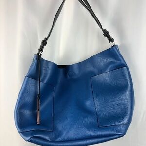 KENNETH COLE REACTION Blue Leather Bag. EUC.